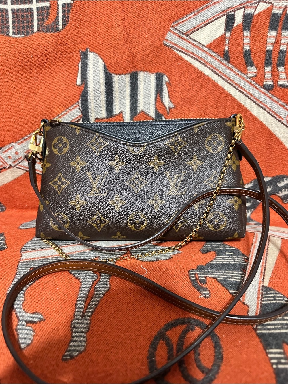 Louis Vuitton β€οΈπ CA4107 Pallas Monogram Canvas Crossbody Pochette βοΈ